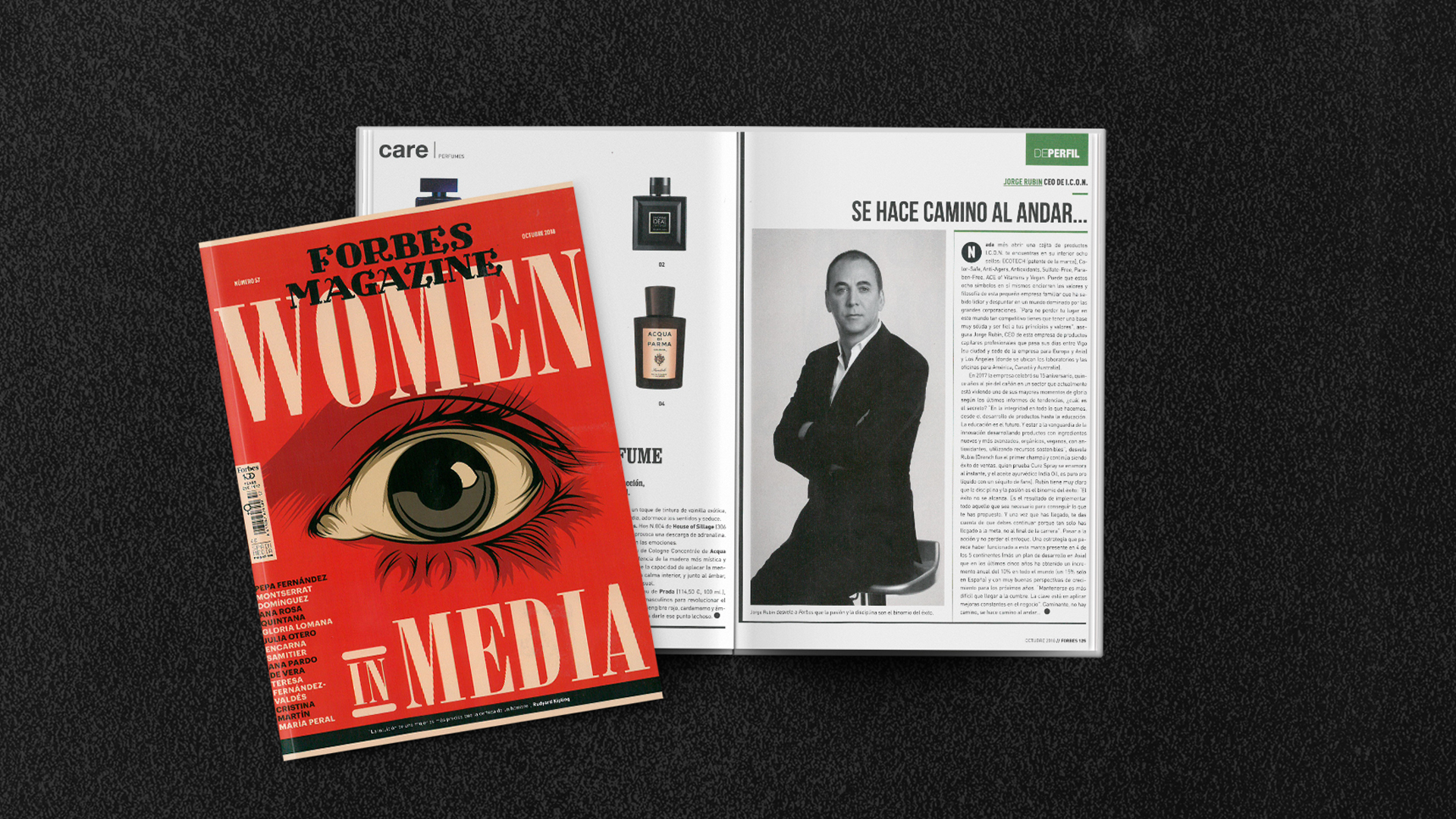 Jorge Rubín, fundador de I.C.O.N. Products en Forbes