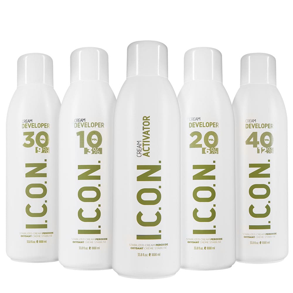 Developers para coloración del cabello de I.C.O.N. Products